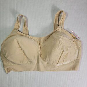 Truekind Chai Comfort Wireless Shaper Bra #10022 Size 2XL
